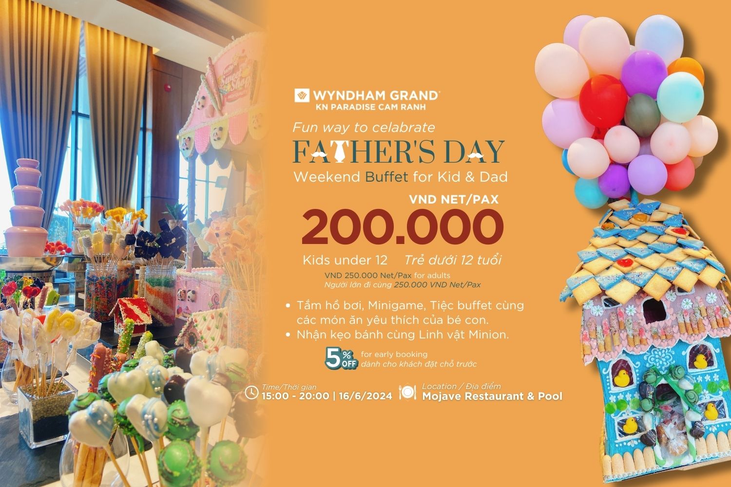 Riêng tư: Tiệc Buffet Ngày của Cha